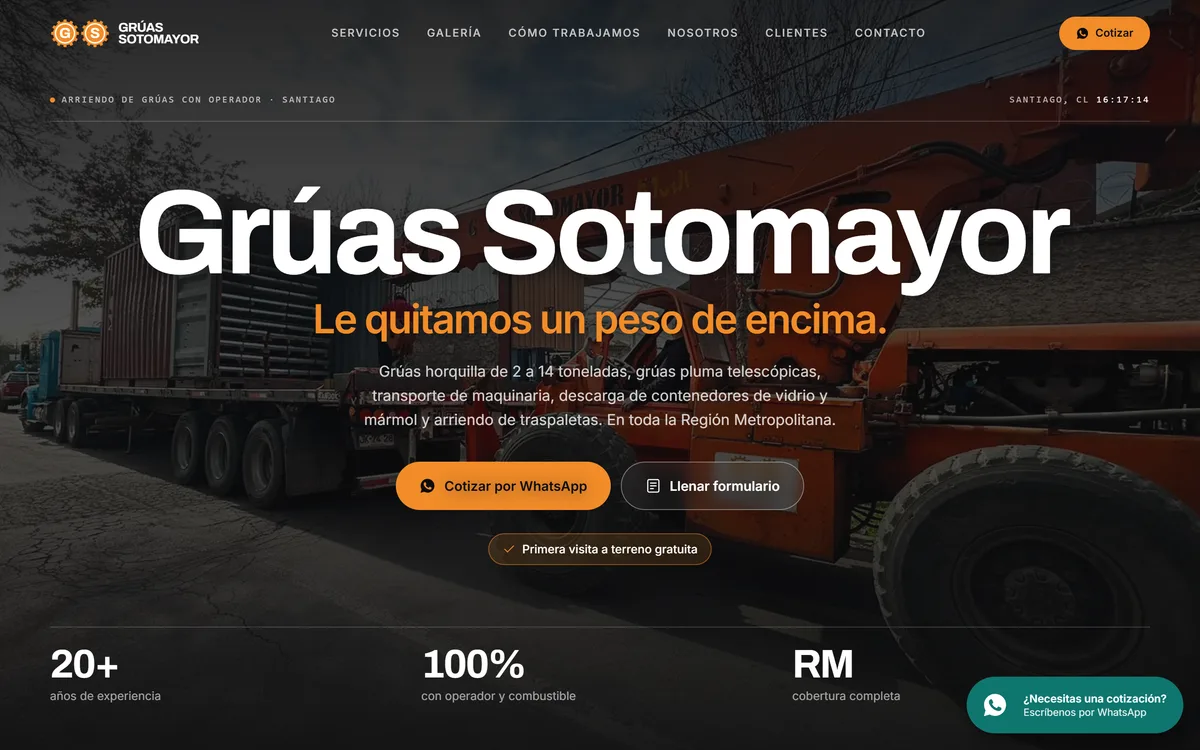 Grúas Sotomayor