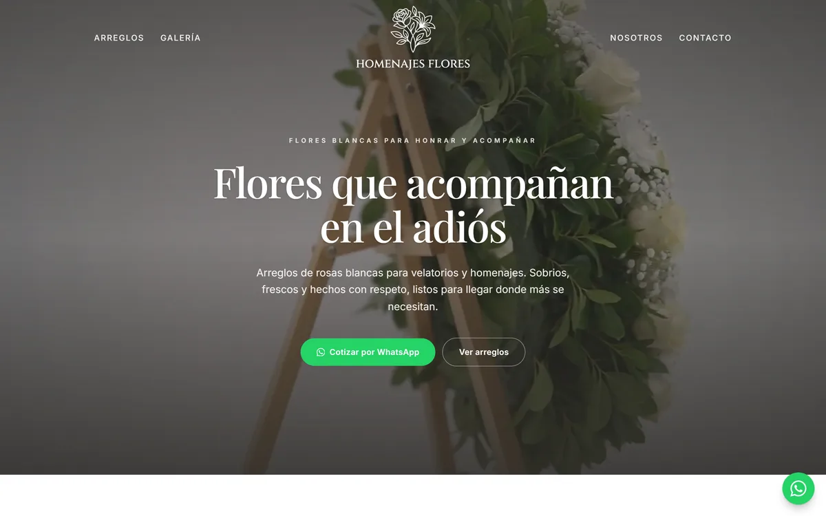Homenajes Florales