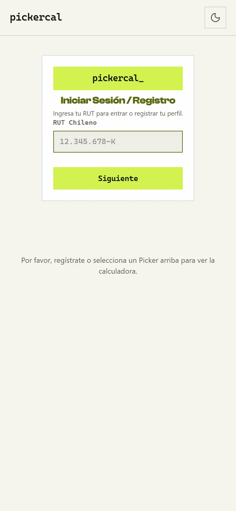 PickerCal